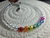 PULSERA CRISTAL 7 CHAKRAS WHITE - comprar online
