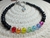 PULSERA CRISTAL 7 CHAKRAS BLACK en internet