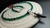 COLLAR AIMARÁ VERT CON DIJE CUERNO OBSIDIANA NEGRA - tienda online