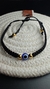 PULSERA HILO CHINO OJO TURCO NEGRA - comprar online