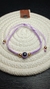 PULSERA HILO CHINO OJO TURCO LAVANDA
