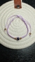PULSERA HILO CHINO OJO TURCO LAVANDA - comprar online