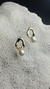 AROS PERLAS DE ACERO DORADO - AIMARÁ - TIENDA DE COMPLEMENTOS