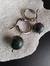 AROS CON PIEDRA NATURAL ZOISITA
