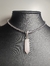 COLLAR PÉNDULO CUARZO ROSA NATURAL