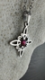 COLLAR Y AROS AQ PROTECCION NUDO DE BRUJA CON PIEDRA NATURAL GRANATE - comprar online