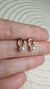 AROS PERLAS DE ACERO DORADO - comprar online