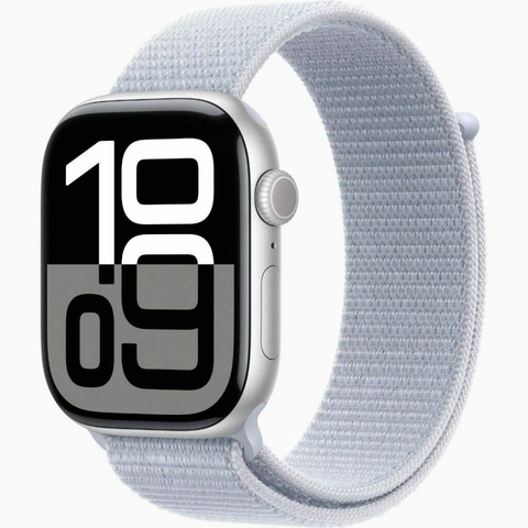 Apple Watch Series 10 GPS • Caixa brilhante de alumínio – 42 mm • Pulseira loop esportiva tinto - comprar online
