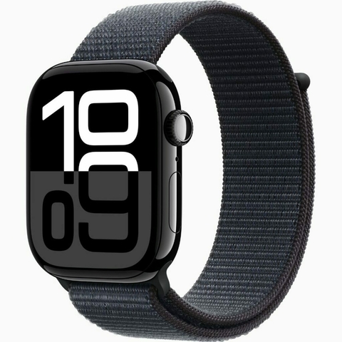 Apple Watch Series 10 GPS • Caixa brilhante de alumínio – 46 mm • Pulseira loop esportiva tinto - (cópia) - comprar online