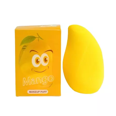 Esponja Mango Makeup - Maquiagem Impecável Com Acabamento Suave e Uniforme