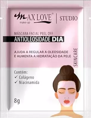 Máscara Facial Peel Off Antioleosidade - Max Love