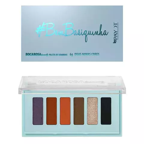 Paleta de Sombras Boca Rosa by Payot - #BemBasiquinha