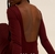 Vestido Mídi com Costas Abertas e Fenda - comprar online