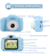 Cámara Digital Fotos Compacta Niños Recargable + Juegos - Zon Alf