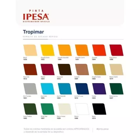 Esmalte Chocolate .500Ml Tropimar 1016.5 - comprar en línea