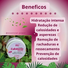 Esfoliante para os pés.