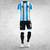 Equipo de fútbol 15 + 1 (Celeste lineas B8) - comprar online