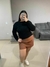 Shorts saia em courino Lais na internet