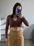Cropped manga longa Natally - comprar online