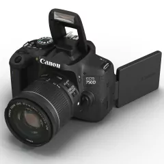Câmera Fotográfica Canon EOS Rebel T6i + Lente EF-S 18-55mm - comprar online