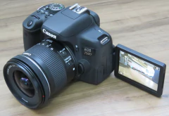 Câmera Fotográfica Canon EOS Rebel T6i + Lente EF-S 18-55mm - comprar online