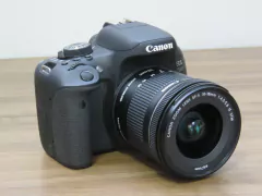 Câmera Fotográfica Canon EOS Rebel T6i + Lente EF-S 18-55mm - Renove Câmeras