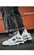 Sapatos esportivos britânicos Low Top para homens, sola grossa, exercícios, to