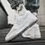 Sapatos esportivos britânicos Low Top para homens, sola grossa, exercícios, to - loja online