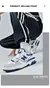 Sapatos esportivos britânicos Low Top para homens, sola grossa, exercícios, to