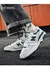 Sapatos esportivos britânicos Low Top para homens, sola grossa, exercícios, to