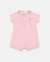 MACAQUINHO EM PIQUET BEBÊ MENINA - ROSA - comprar online