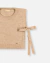 COLETE EM TRICOT MENINA - AREIA - comprar online
