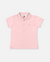 POLO EM PIQUET MENINA - ROSA - comprar online