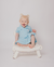 VESTIDO EM PIQUET - AZUL TIFFANY - comprar online
