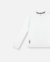 CAMISETA MANGA LONGA EM SUEDINE - OFF WHITE na internet