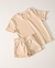 CONJUNTO OVERSIZED EM MALHA BLOCK - CREME - comprar online