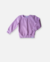 CONJUNTO EM MOLETOM PELUCIADO CONFORTO – LAVANDA - Sofi & Lolo