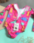 MAIÔ INFANTIL DINOSSAUROS MANGA LONGA E ZÍPER NAS COSTAS + PROTEÇÃO SOLAR UV50+ - ROSA - comprar online