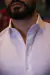 Camisa Social Algodão com Elastano Lisa - Branca 01 na internet