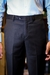 Calça Social Alfaiataria Poliviscose Com Elastano Cambraia Clássica - Preta