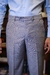 Calça Social Alfaiataria Poliviscose Com Elastano Cambraia Clássica - Cinza Mescla