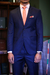 Costume Slim Lapela Entalhada Poliviscose com Elastano - Azul Duetone - Alfaiataria Casa Nova