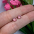 Brinco Cristal Rosa Suave