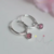 Argolinha Rosa Lumine - comprar online