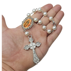 Imagem do Dezena Terço Carro Retrovisor Nossa Senhora Guadalupe Medalh