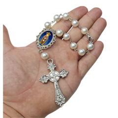 Dezena Terço Carro Retrovisor Nossa Senhorada Aparecida - Lembrancinhas Religiosas