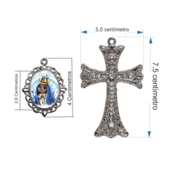 Terço Noiva Prata Nossa Senhorada Aparecida Casamento Relicario em Perolas 12mm Homenagem na internet