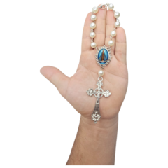 Dezena Terço Carro Retrovisor Nossa Senhorada Aparecida - Lembrancinhas Religiosas