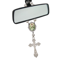 Dezena Terço Carro Retrovisor Nossa Senhora de Fatima