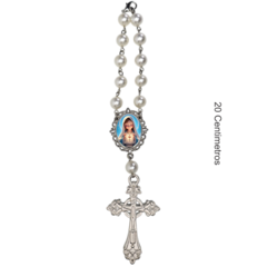 Dezena Terço Carro Retrovisor Nossa Senhora de Fatima
